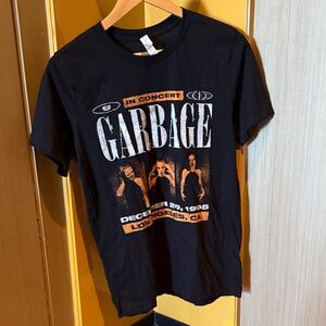Black Garbage Concert T-Shirt Size Medium